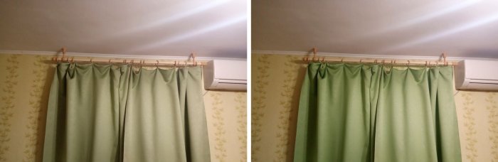 Химчистка зеленых штор Химчистка зеленых штор